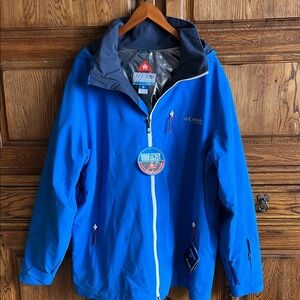 🏔️ Columbia Titanium Omni-Heat Waterproof Jacket – Blue – Size XL – NWT